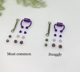 Magnetic Septum Ring with 6 Accessories- Fake Piercing