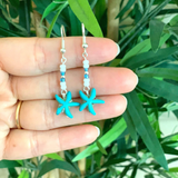 Bohemian Style Starfish Dangle Earrings