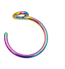 A Pair of Fake Nose Hoop - Fake Nose Ring