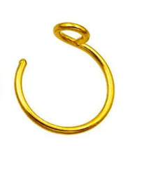 A Pair of Fake Nose Hoop - Fake Nose Ring
