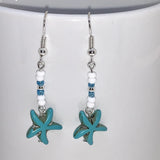 Bohemian Style Starfish Dangle Earrings