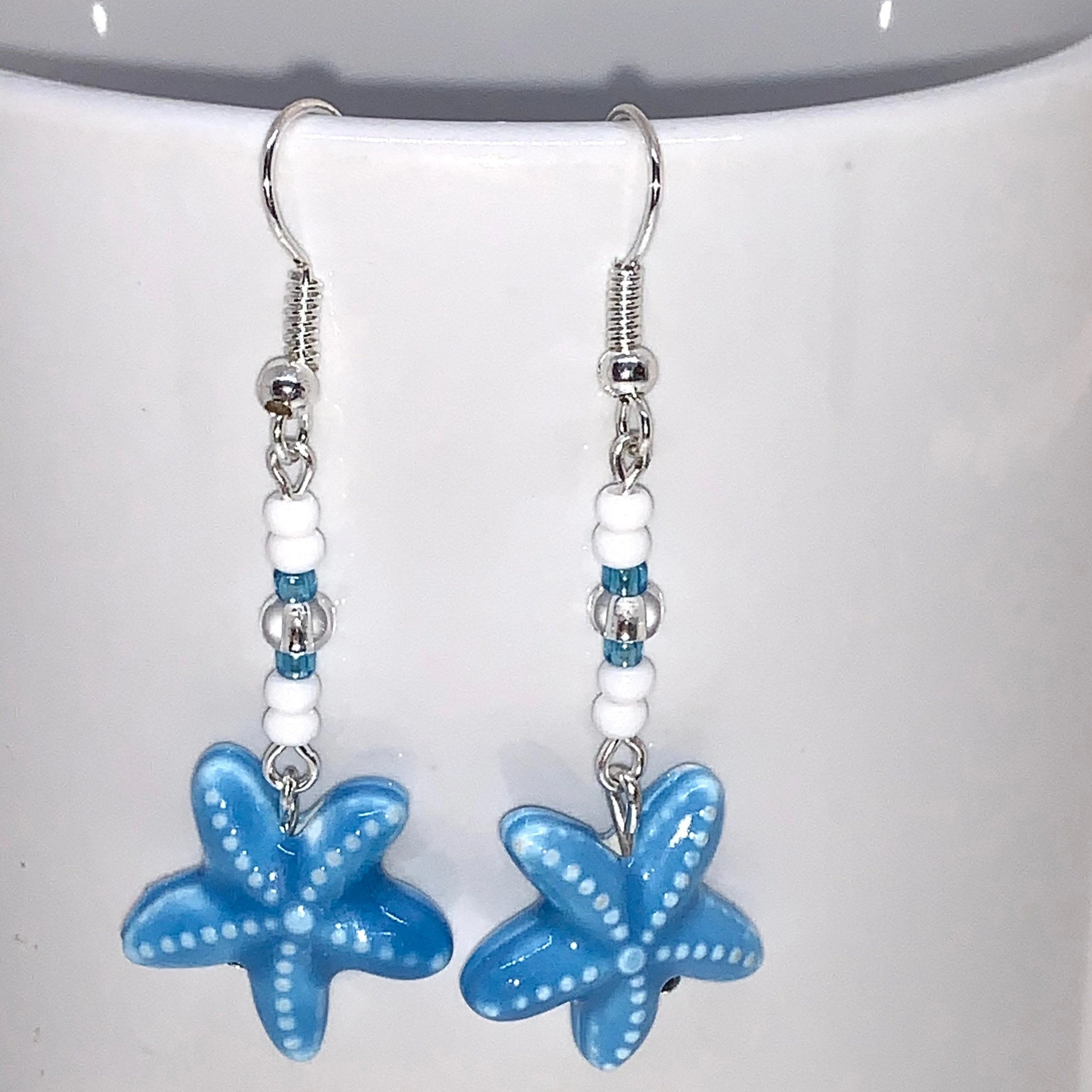 Bohemian Style Starfish Dangle Earrings