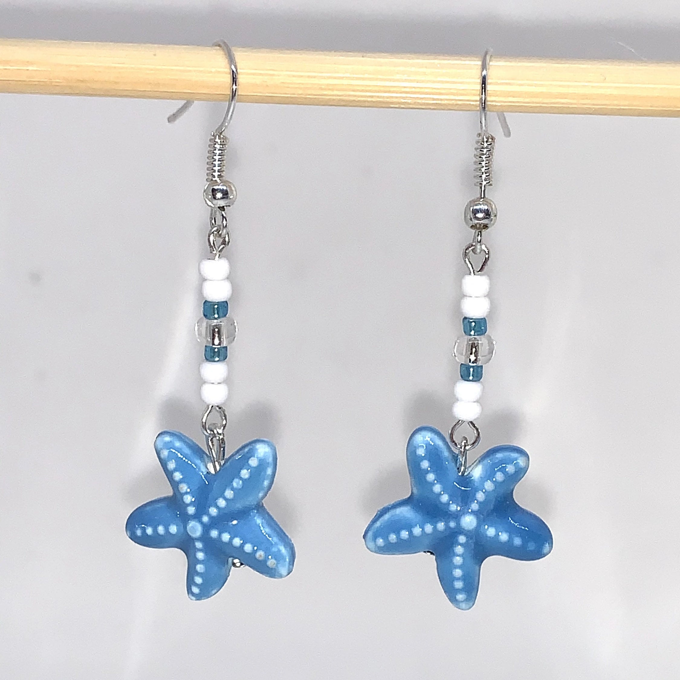 Bohemian Style Starfish Dangle Earrings