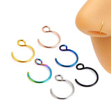 A Pair of Fake Nose Hoop - Fake Nose Ring