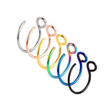 A Pair of Fake Nose Hoop - Fake Nose Ring