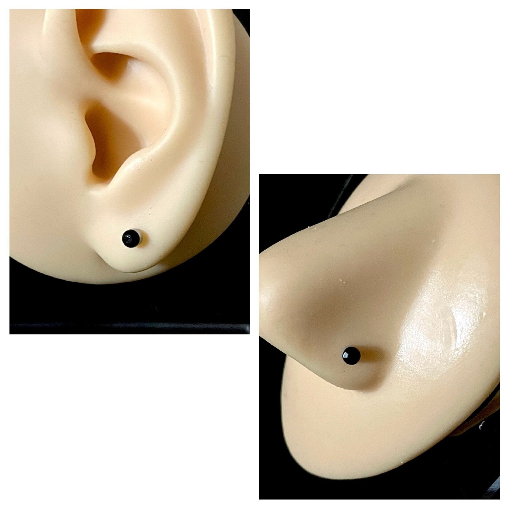Magnetic Nose Stud - Fake Cartilage Earring - Fake Piercing