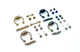 Magnetic Septum Ring with 6 Accessories- Fake Piercing