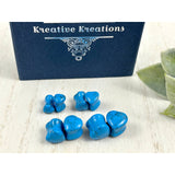 Turquoise Ear Plugs - Ear Gauges - Ear Stretchers