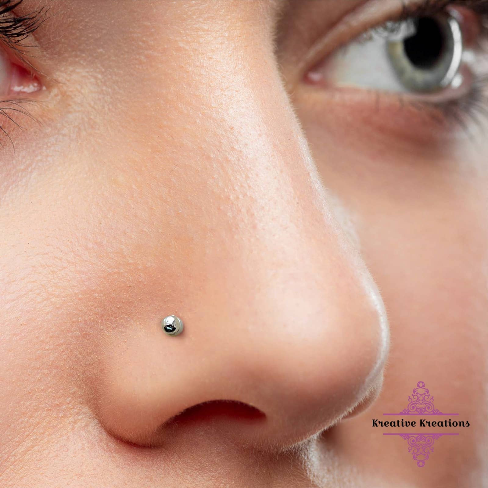 Magnetic Nose Stud - Fake Piercing