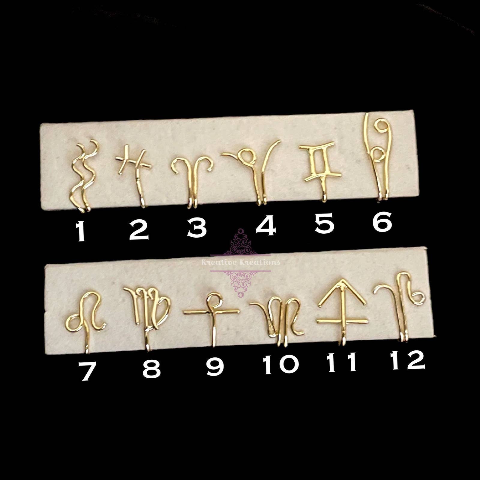 Zodiac Nose Cuff, Fake Nose Rings