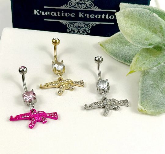 Gun belly online button ring