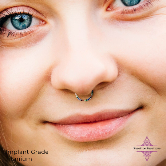 Implant Grade Segment Ring - G23 Titanium Nose Ring