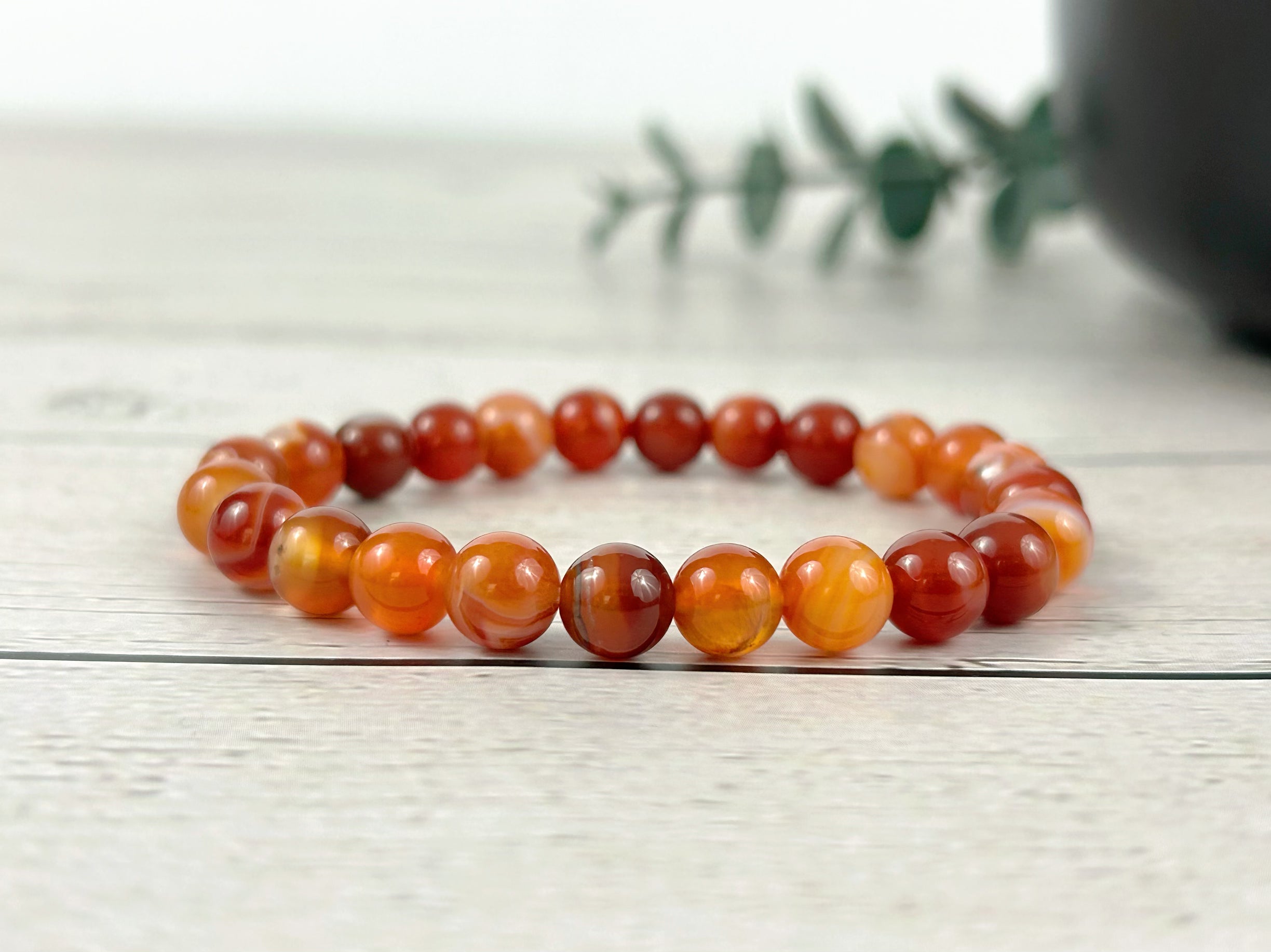 Red striped agate deals