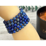 108 Mala Beads Necklace - Japa Mala Necklace - Prayer Beads Necklace with Lapis Lazuli Beads