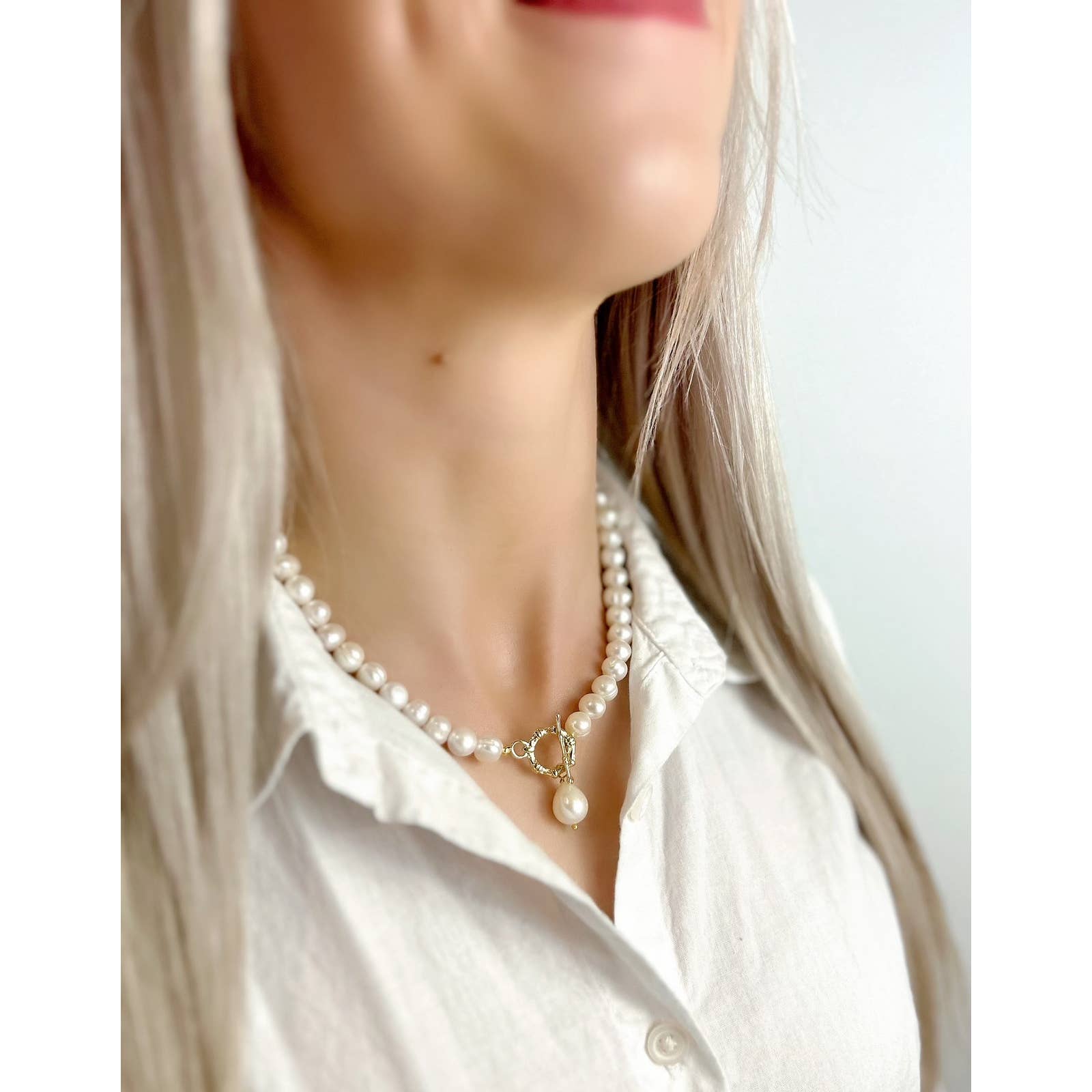 Freshwater Pearl Necklace - Natural Pearl Necklace