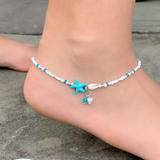 Bohemian Style Dainty Beaded Anklet