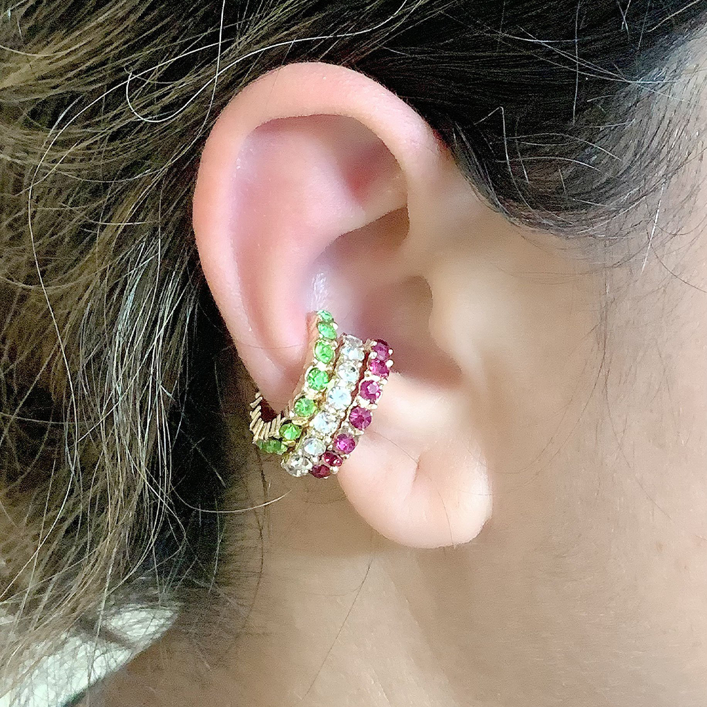 Ear Cuffs with Stones