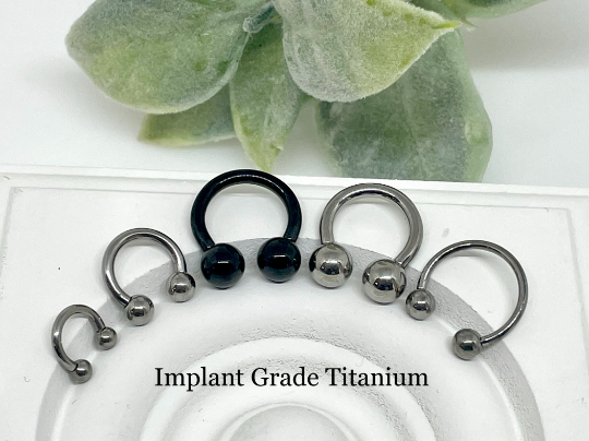 Septum titanium ring deals
