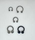 Titanium Septum Ring - Horseshoe Barbell Piercing