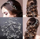 Pearl and Crystal Bridal Hair vine