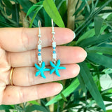 Bohemian Style Starfish Dangle Earrings