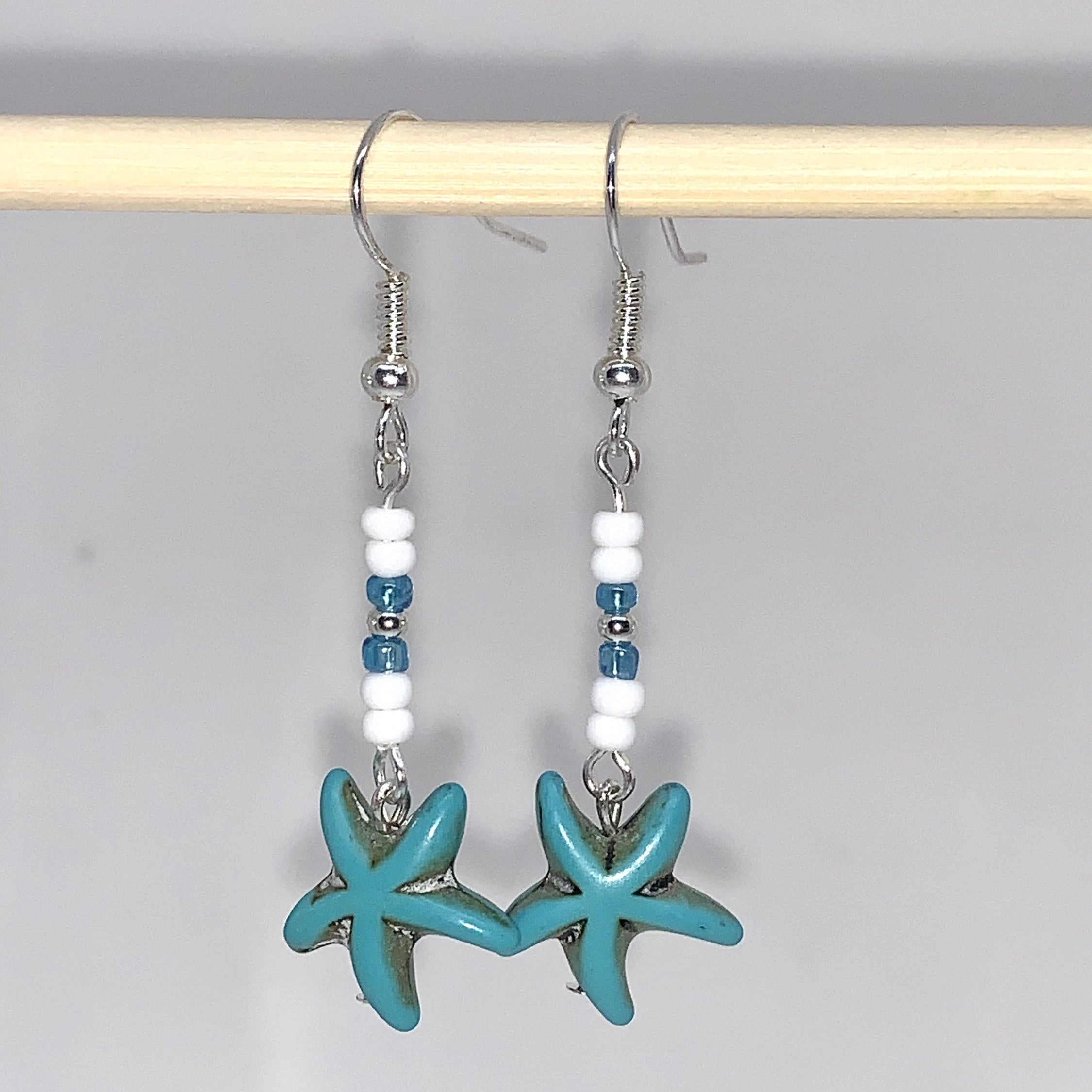 Bohemian Style Starfish Dangle Earrings