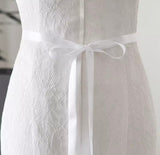 Bridal Sash Belt with Crystal Rhinestones & Pearls