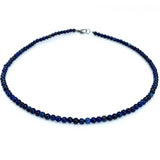 Blue Lapis Lazuli Natural Stone Choker Necklace