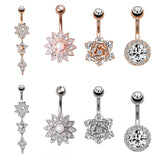 Set of 4 Belly Button Rings