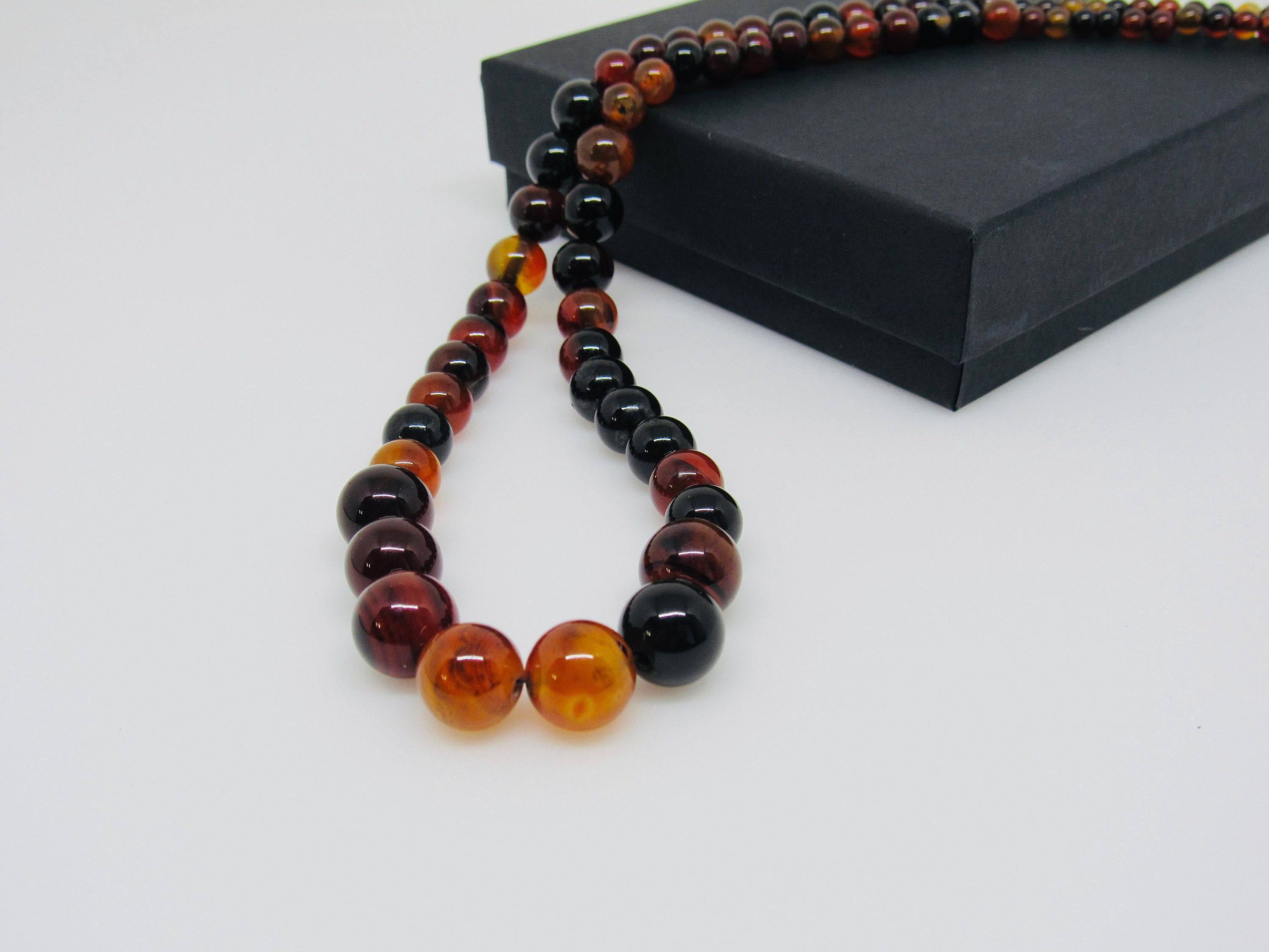 Beaded Necklace Made with Beautiful Dream Agate Gemstone Beads
