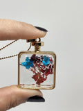 Pressed Flower in a Glass Pendant
