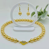 South Sea Golden Shell Pearl Necklace for her