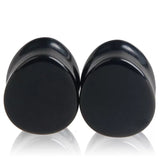 Black Obsidian Stone Ear plugs