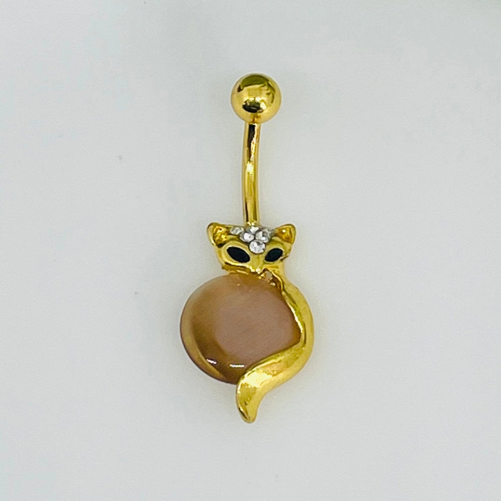 Fox Belly Button Ring