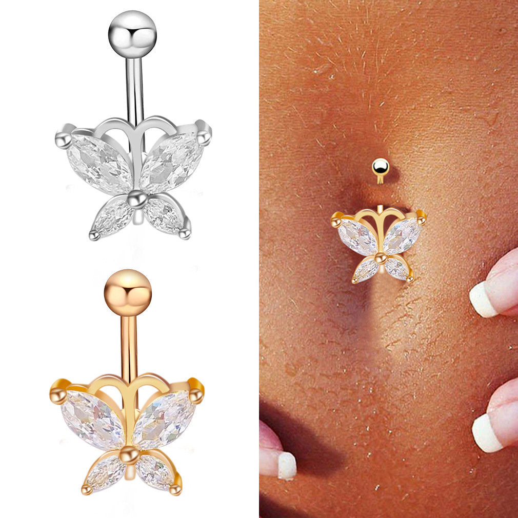 Butterfly Belly Button Rings