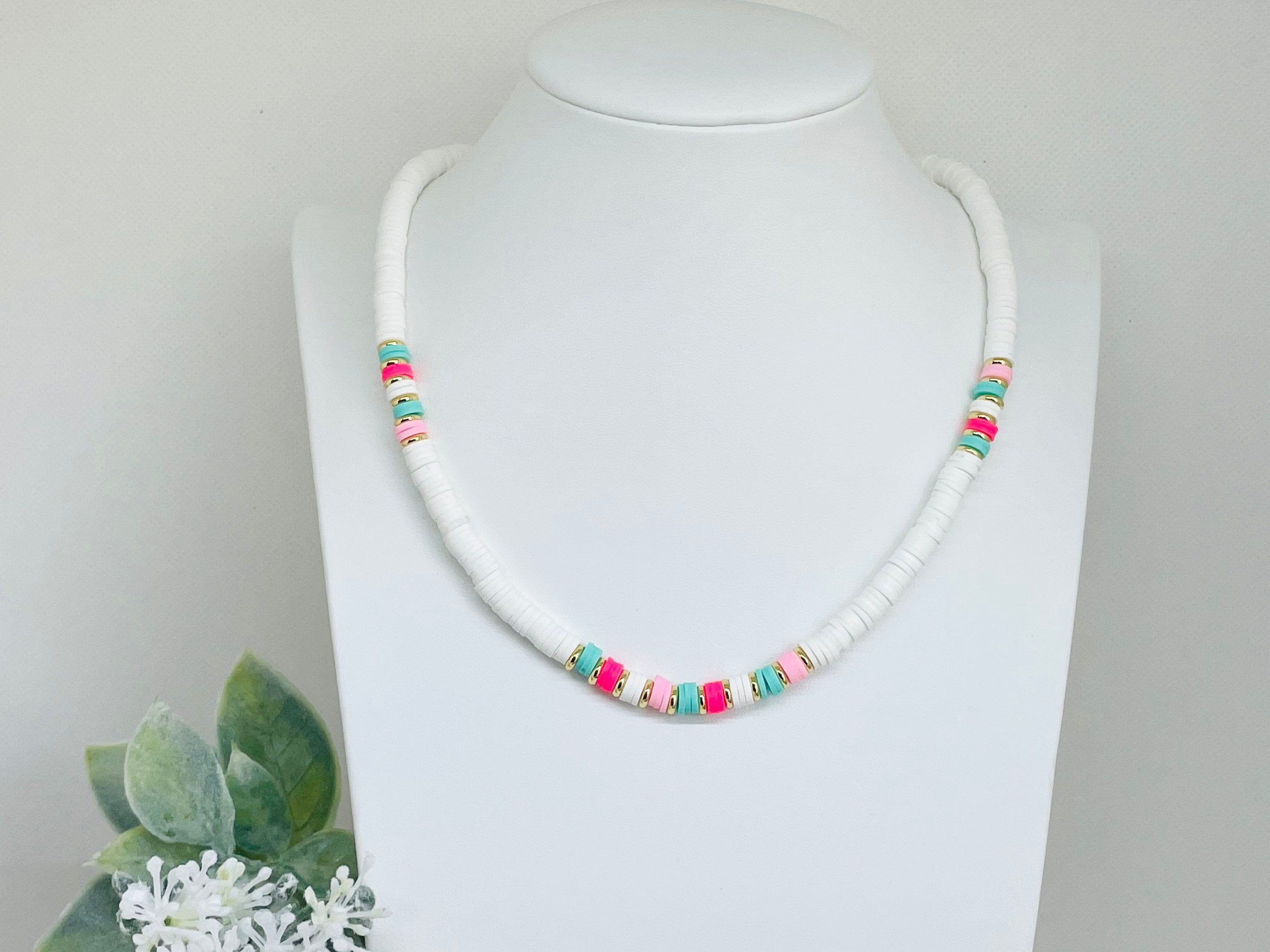 Heishi Beads Necklace - Boho Necklace
