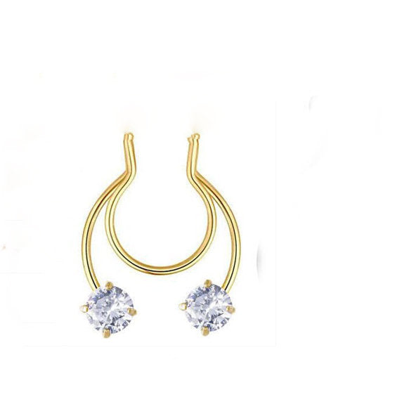 Gold Septum Nose Ring Amazon Nose Ring Septum Ring 14k Solid Gold