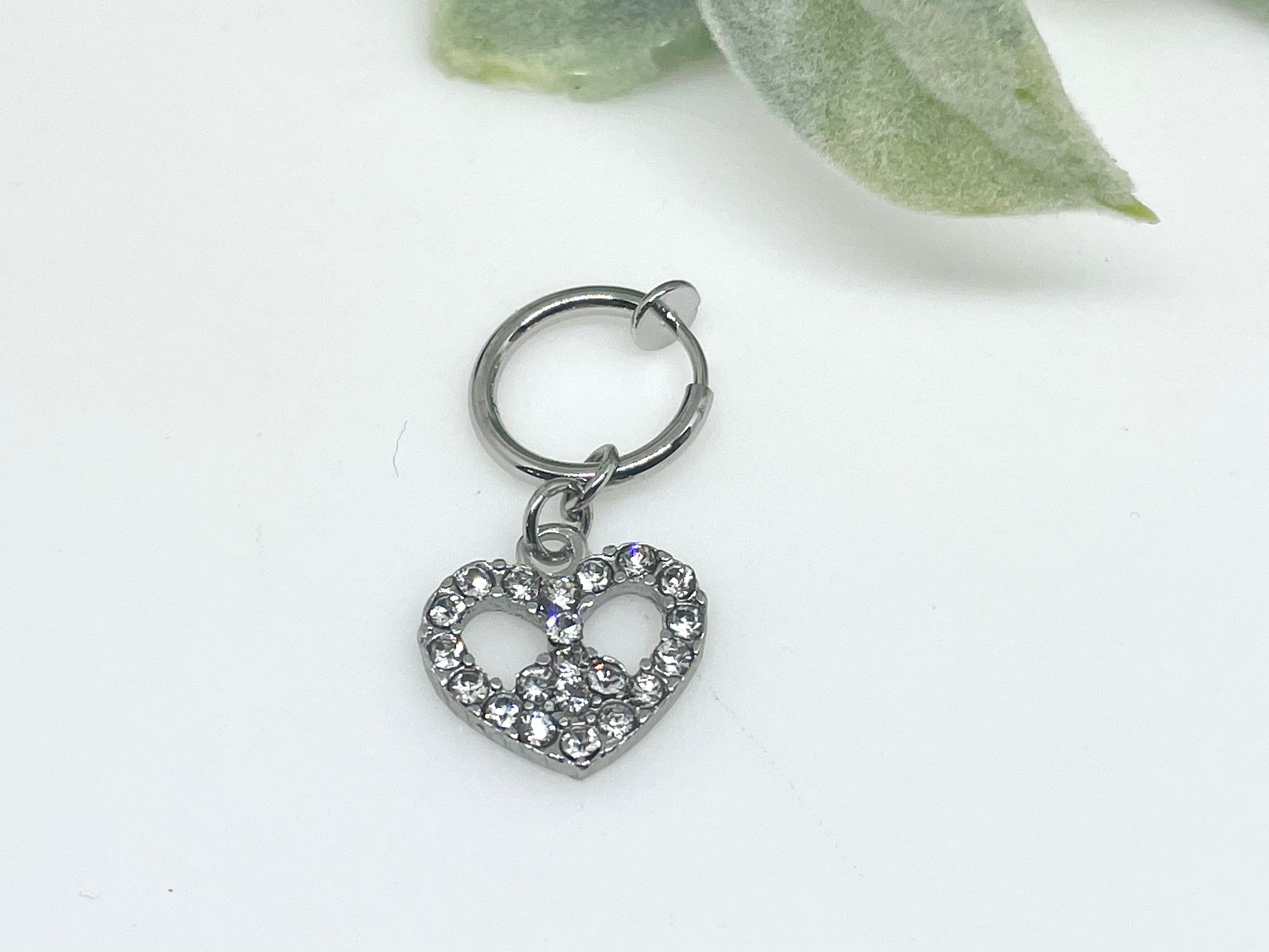 Dangle Belly Button Ring - Fake Piercing