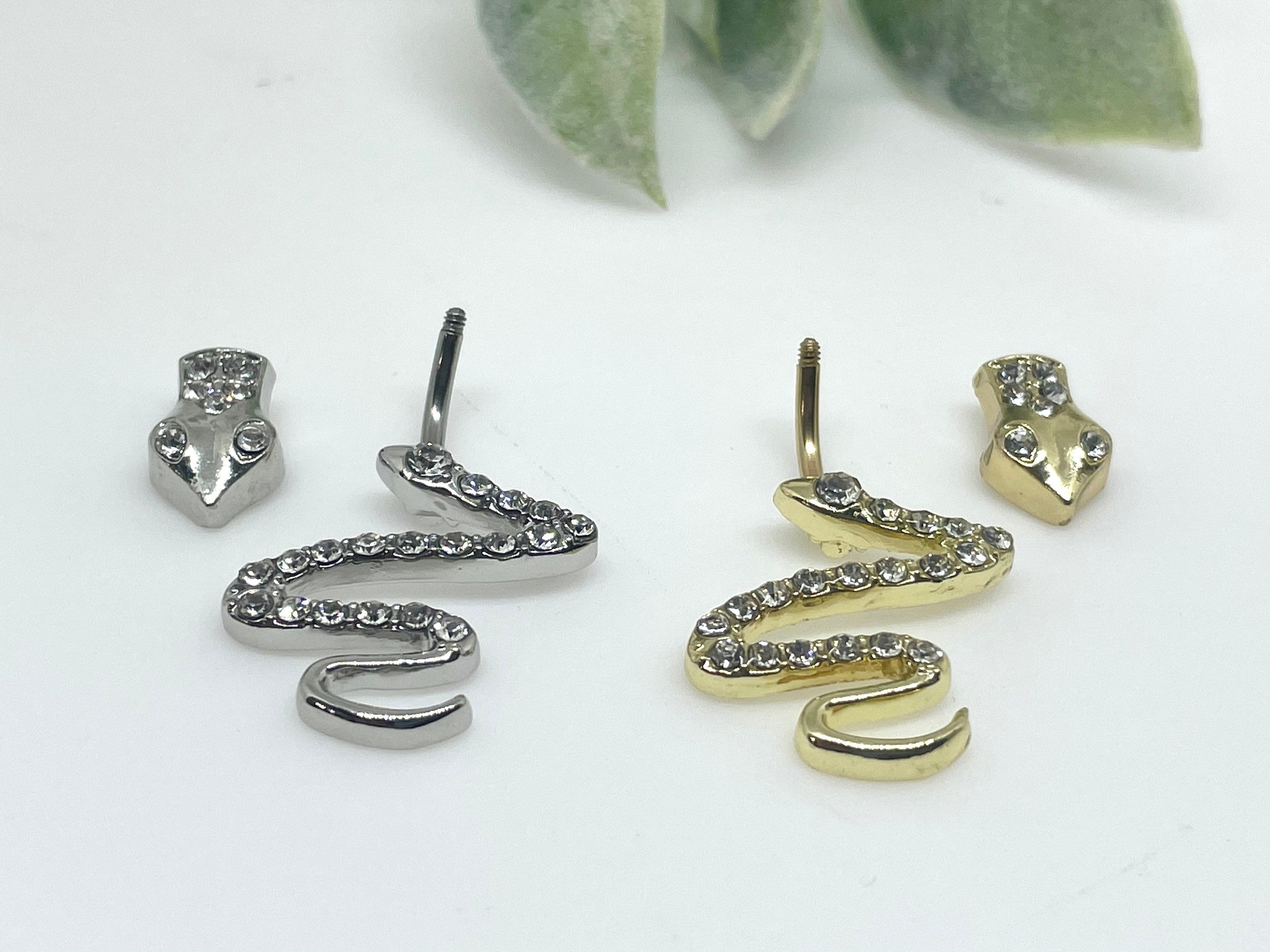 Snake Belly Ring - Body Piercing Jewelry