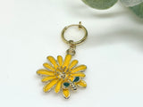 Clip on Belly Ring - Fake Piercing - Flower Belly Ring