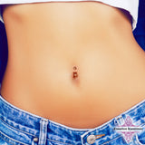 Magnetic Belly Button Ring - Faux Belly Barbell