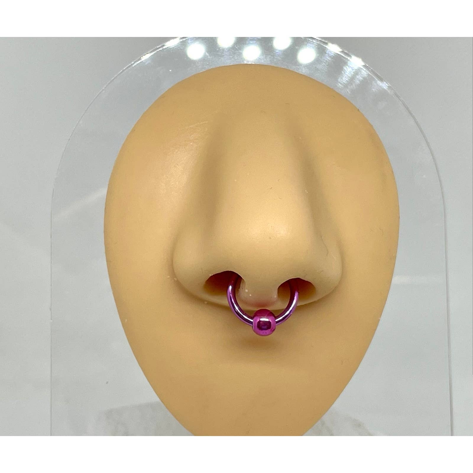 Cheap Dainty Stainless Steel 8mm Diameter Women Faux Septum Cilp On Hoop  Body Jewelry Fake Nose Ring | Joom