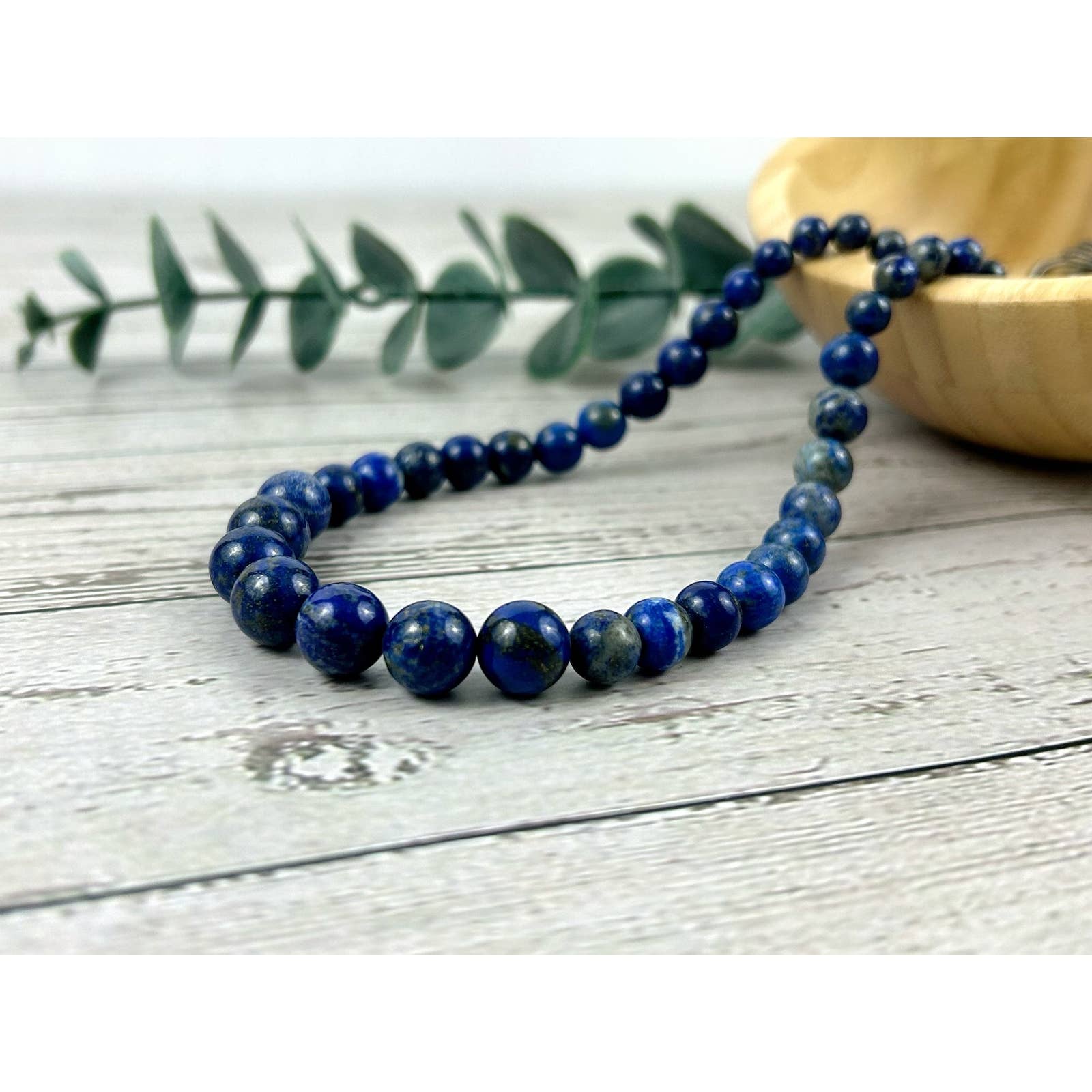 Lapis Lazuli Necklace - Beaded Necklace