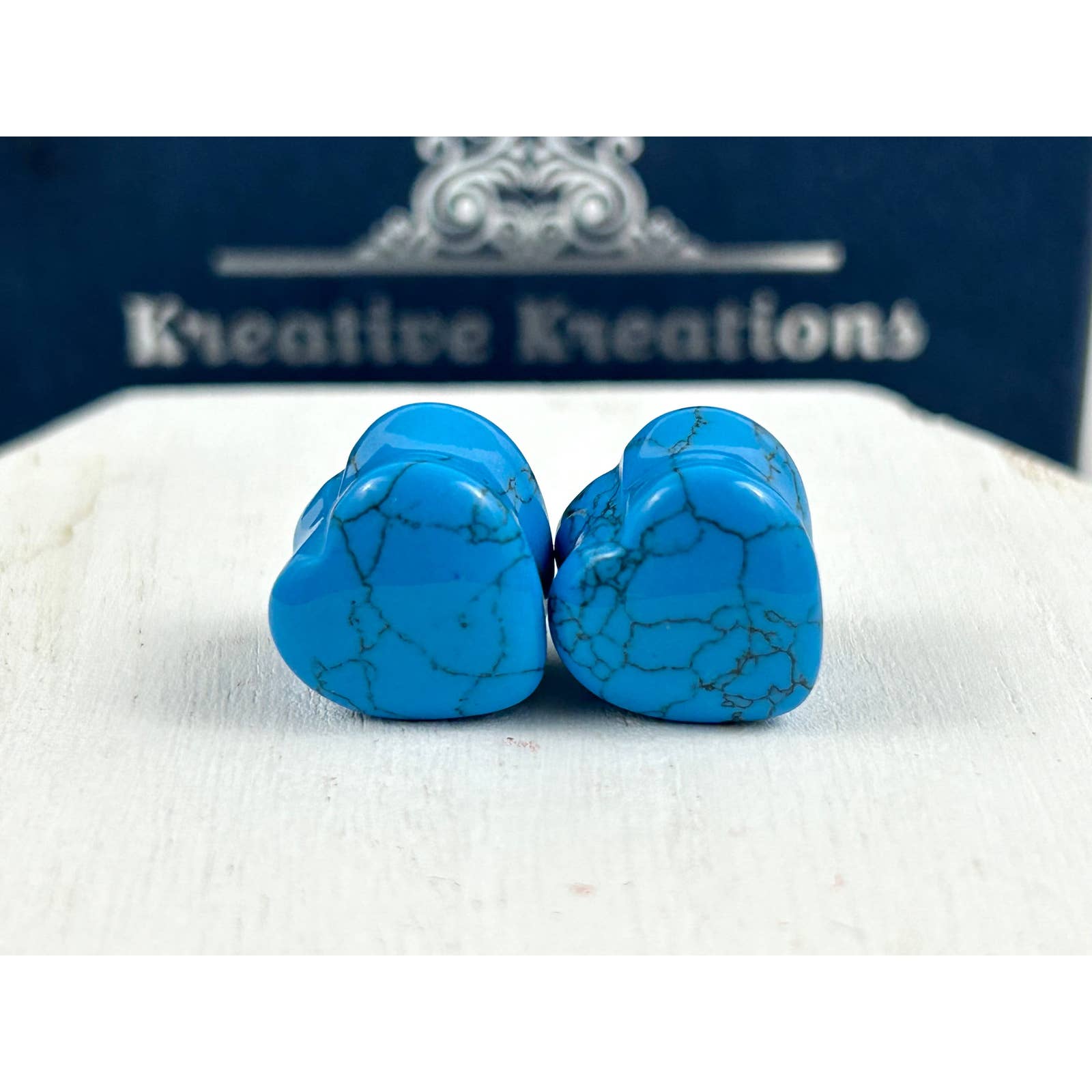 Turquoise Ear Plugs - Ear Gauges - Ear Stretchers