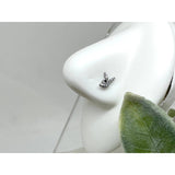 Bunny Nose Ring - CZ Nose Stud