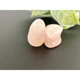 Stone Ear plugs - Rose Quartz Ear Plugs