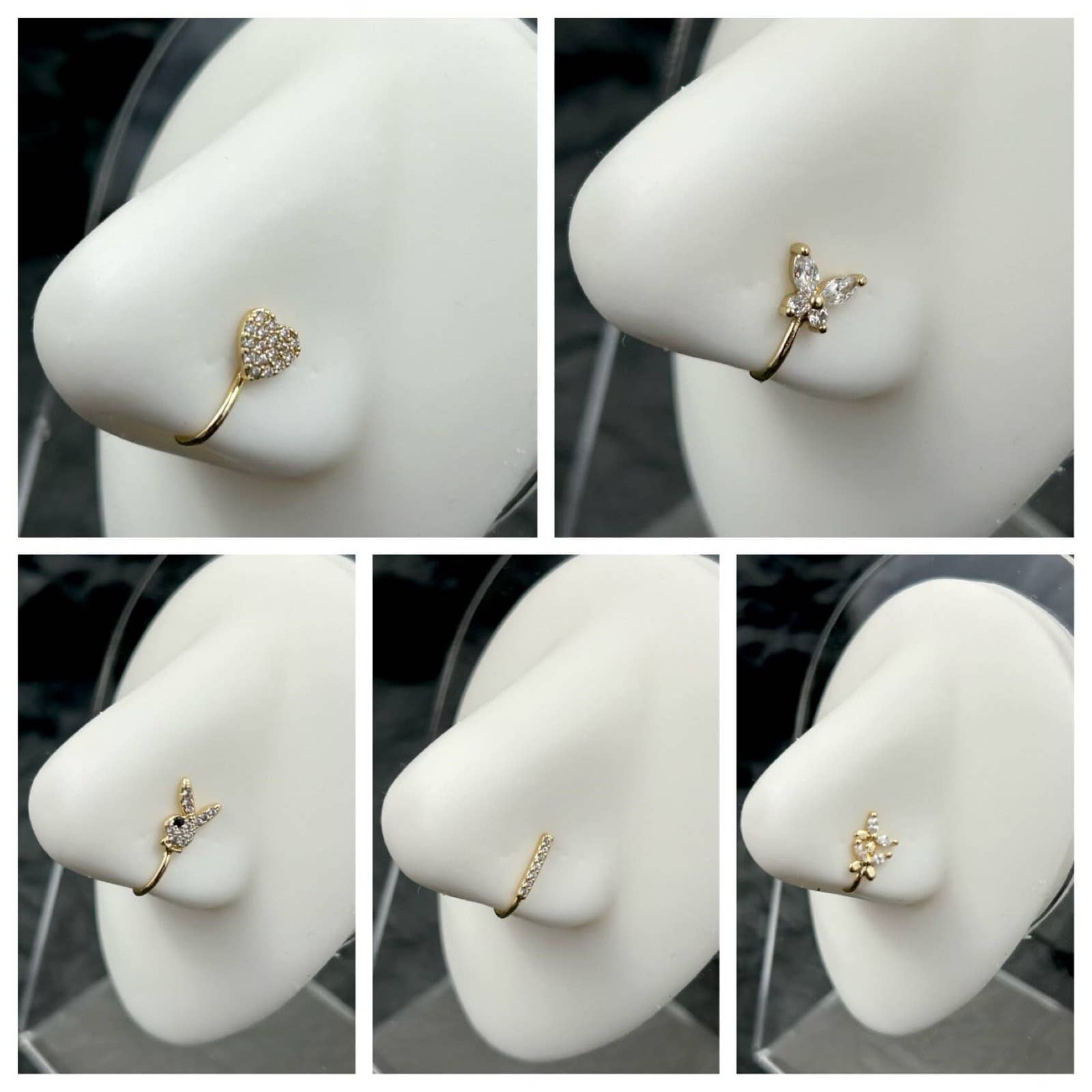 Butterfly Nose Clip - Fake Nose Cuff